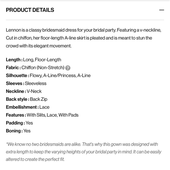 Azazie Lennon Bridesmaid Dress Champagne - Picture 3 of 5